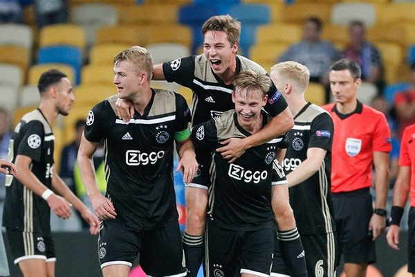 欧冠:阿贾克斯赢了尤文